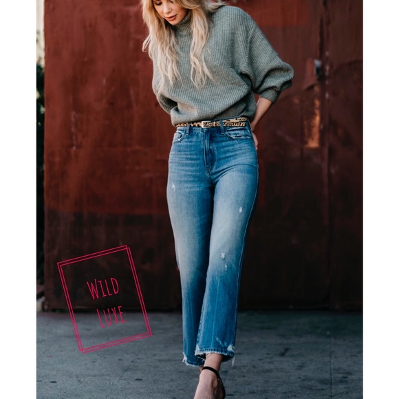 Flying Monkey Denim - 🌟CLEARANCE🌟 Brooklyn High Rise Distress Cropped